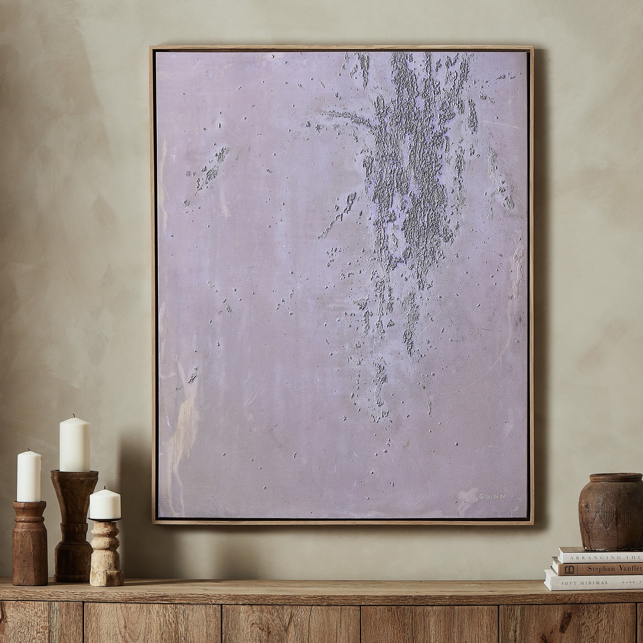 Where The Wild Lilacs Grow by Tyler Guinn - Vertical Grain White Oak Floater - Image 6