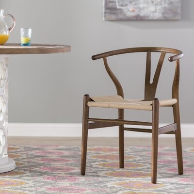 Dayanara Solid Wood Slat Back Dining Chair - Image 1