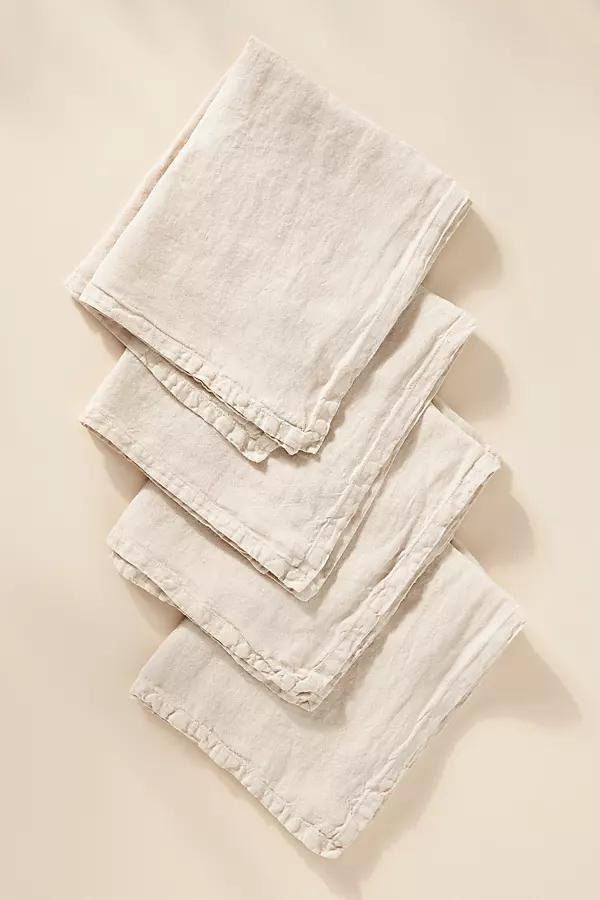 Edison Portuguese Linen Napkins, Set of 4 - Image 0