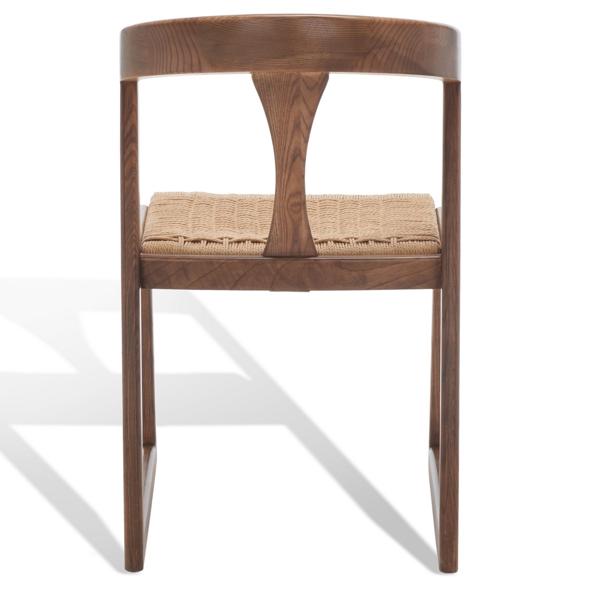 Jamal Woven Dining Chair - Walnut/Natural - Image 7