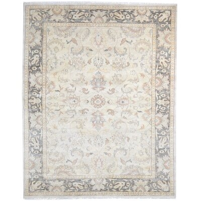 One-of-a-Kind Hand-Knotted 8' x 10' Wool Area Rug in Beige/Gray - Image 0