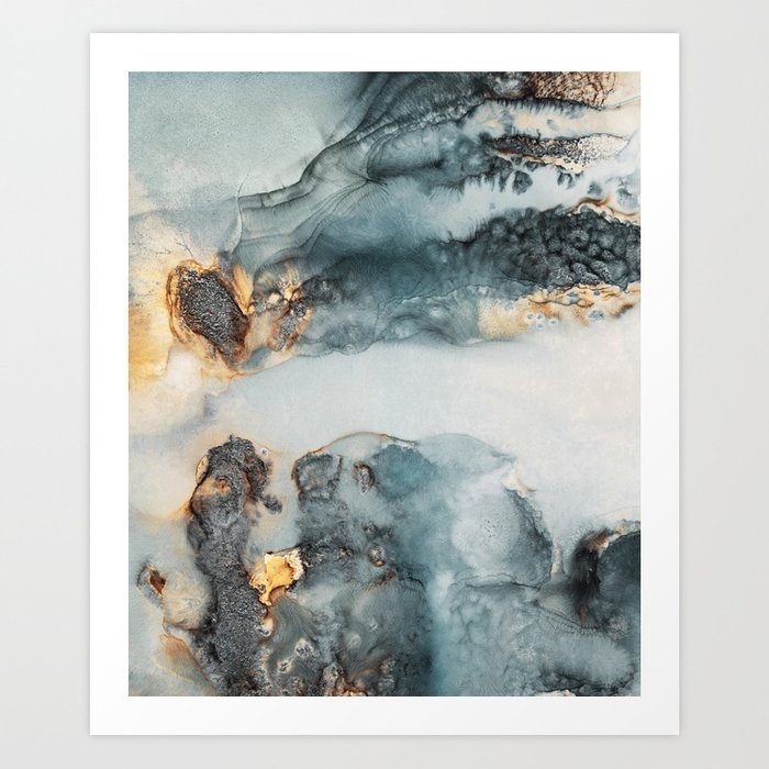 Tidal Waves Art Print by Elisabeth Fredriksson - Small - Image 0
