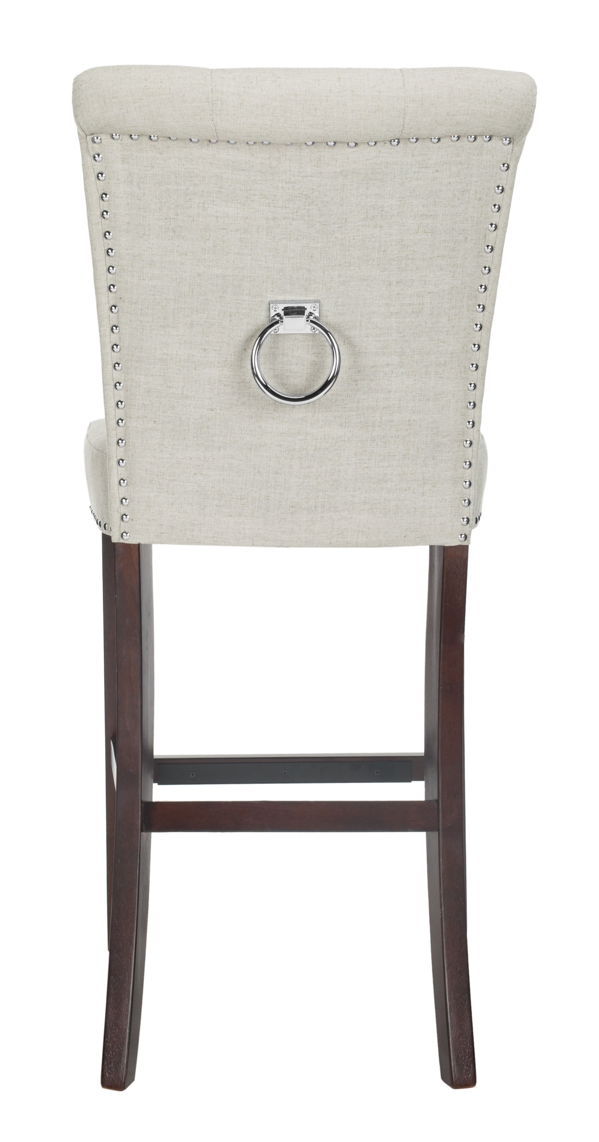 Taylor Bar Stool - Light Grey / Espresso - Safavieh - Image 6