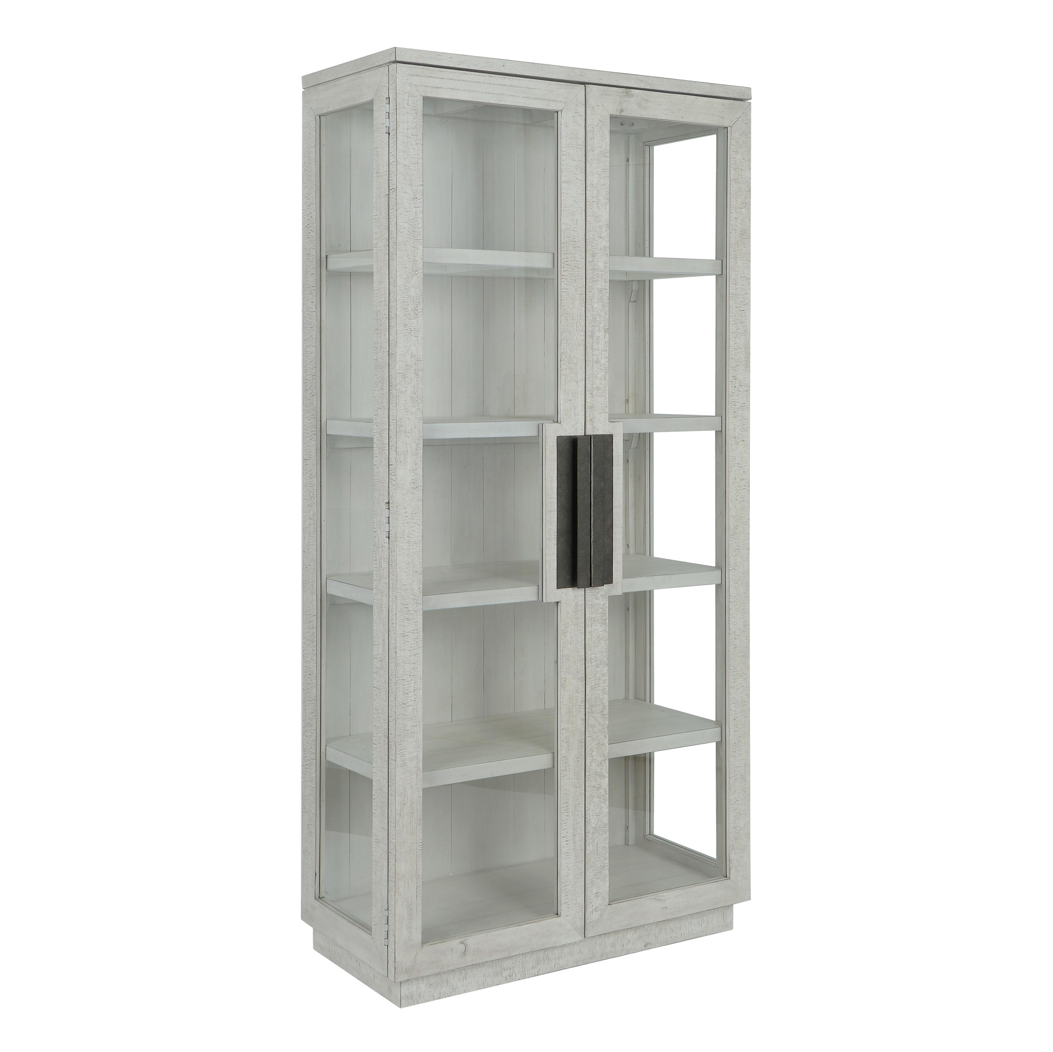 Larson 82" Tall Cabinet White Wash - Image 0