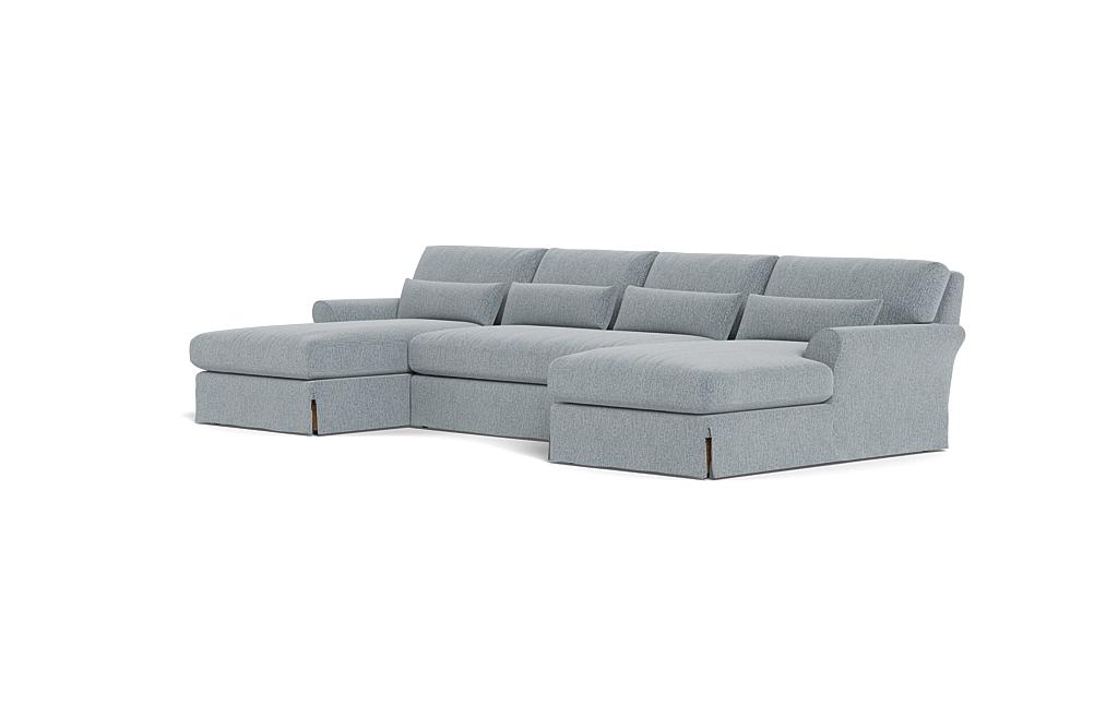 Maxwell Slipcovered U-Sectional Sofa by Apartment Therapy - Image 2