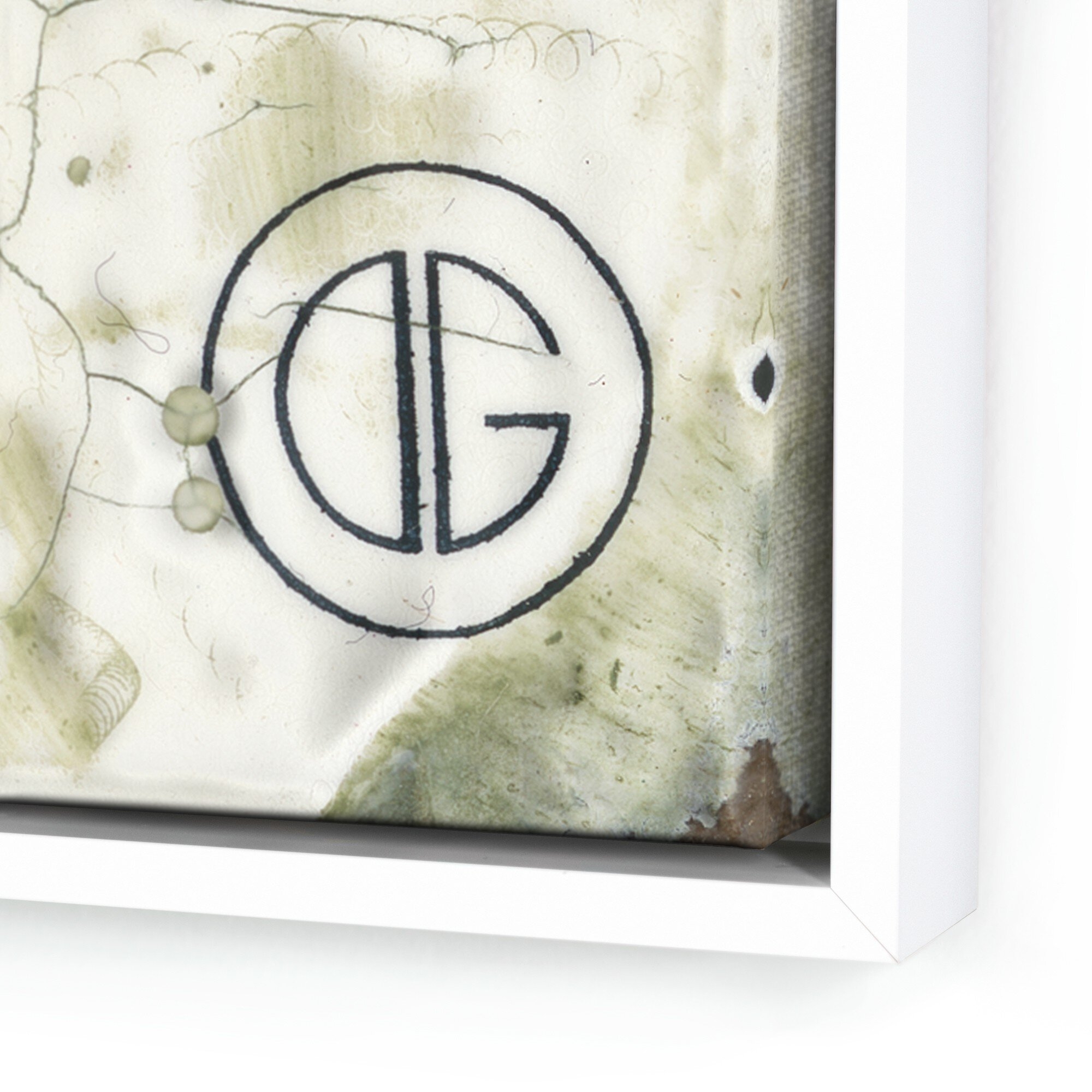 Nopales 41 by Douglas Galloway - White Maple Floater - Image 1