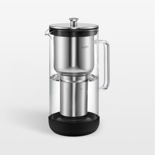 Aarke Purifier Large Glass Purifying Water Pitcher with Stainless Steel Filter - Image 0
