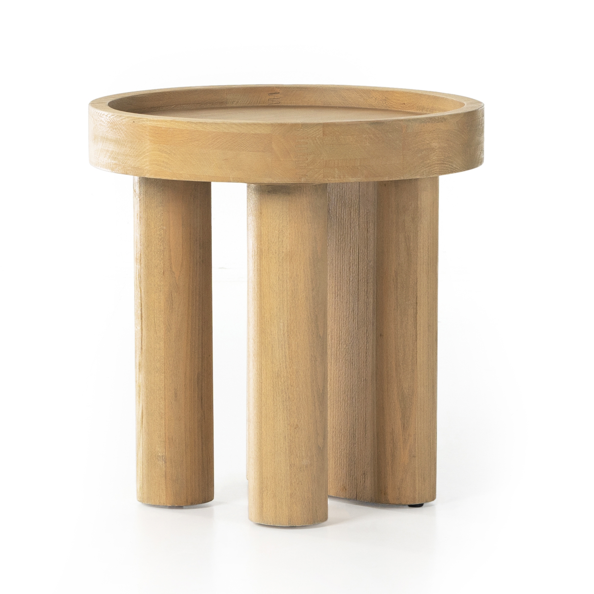 Schwell End Table-Natural Beech - Image 0