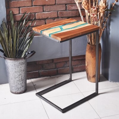 Elrond 26.25'' Tall Solid Wood C Table End Table - Image 0