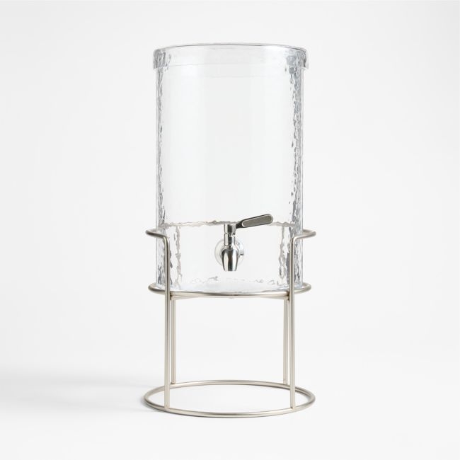Mercer 1.5-Gallon Drink Dispenser and Silver Stand Set - Image 0