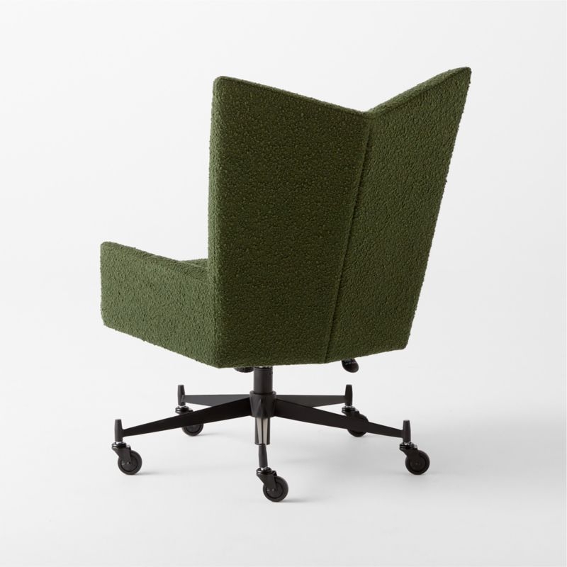 Bowtie Green Boucle Office Chair Model 3002 by Paul McCobb - Image 5