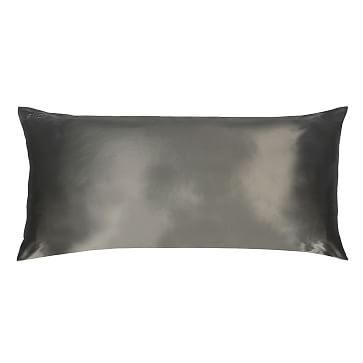 Slip Silk Pillowcase , Standard Pillowcase, Charcoal - Image 1