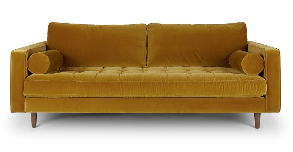 Sven Yarrow Gold Sofa - Image 0