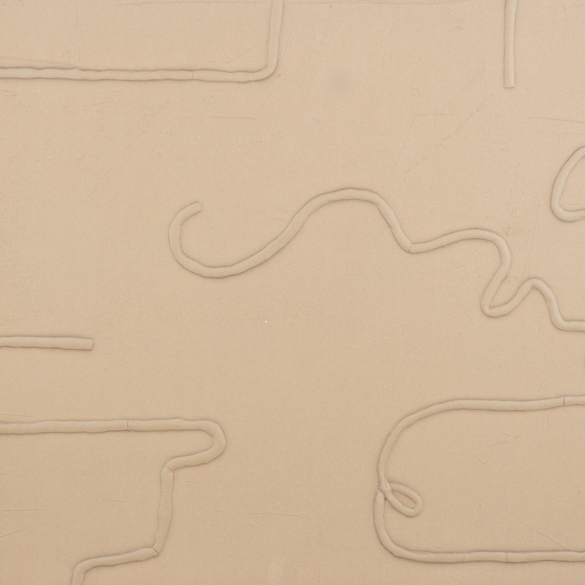 Squiggle II by Blackbird Art Co - Rustic Walnut Floater - Image 3