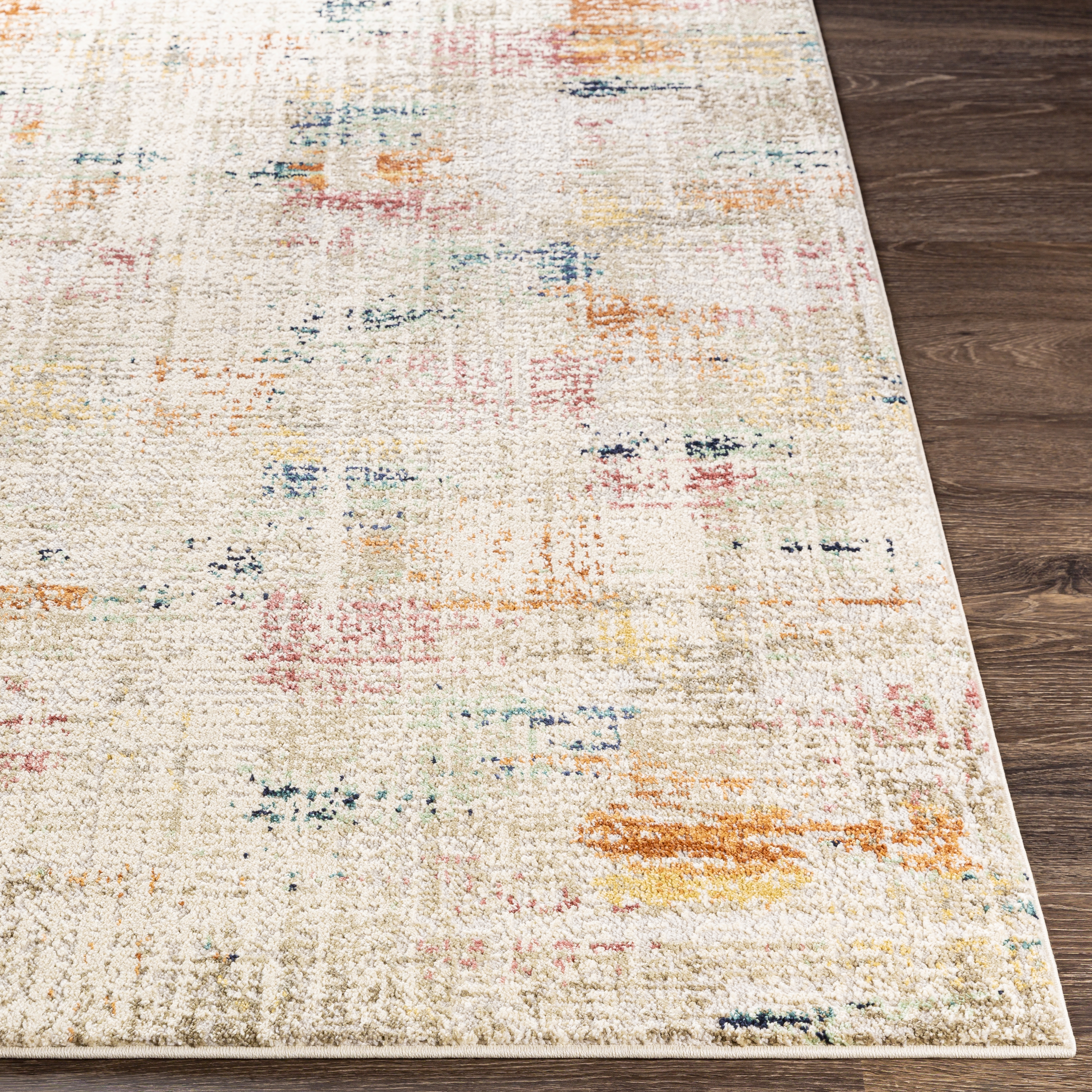 Illusions Beige Indoor 7'10" x 10' Machine Woven Rug - Image 2