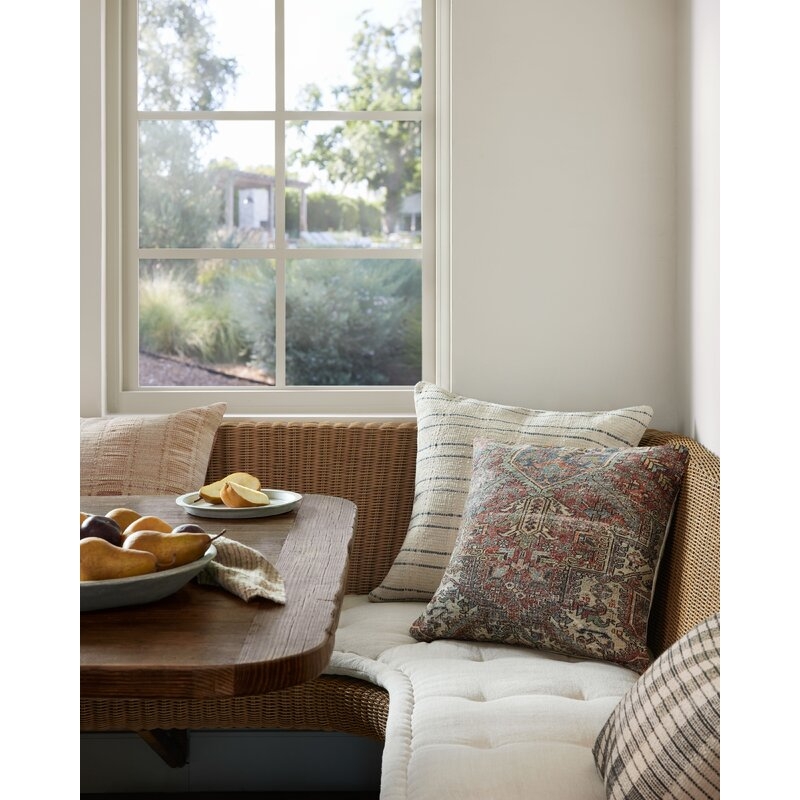 Belmont Square Pillow Cover & Insert, Down Fill, 22" x 22" - Image 3