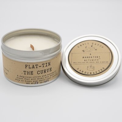 Flat-Tin The Curve Soy Candle - Image 0