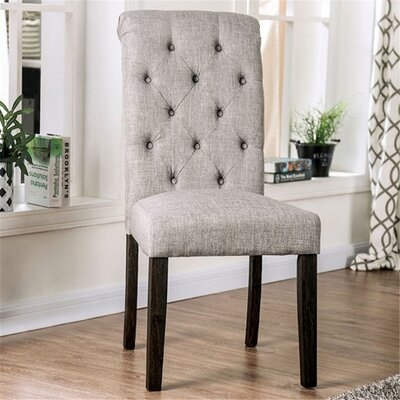 Kovel Tufted Upholstered Parsons Chair - Image 0
