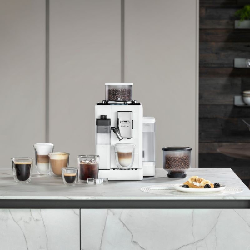 De'Longhi ® Rivelia Fully Automatic Espresso Machine in Arctic White - Image 5