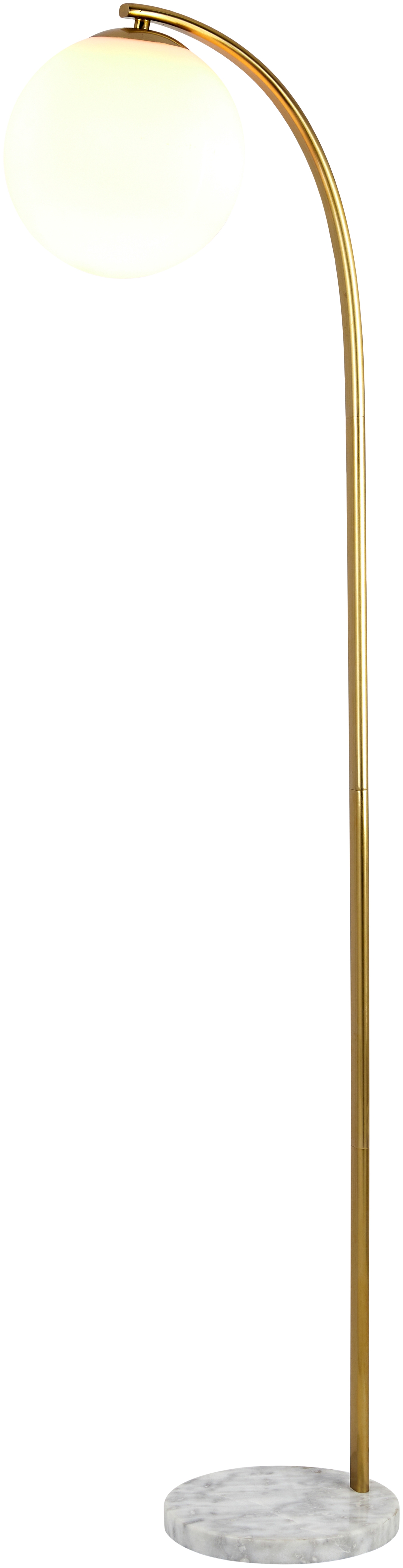 Aquilon  Plated 66"H x 10"W x 16"D Accent Floor Lamp - Image 0