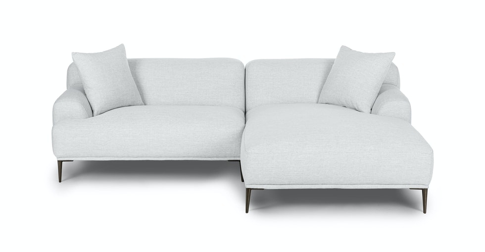 Abisko Mist Gray Right Sectional - Image 0