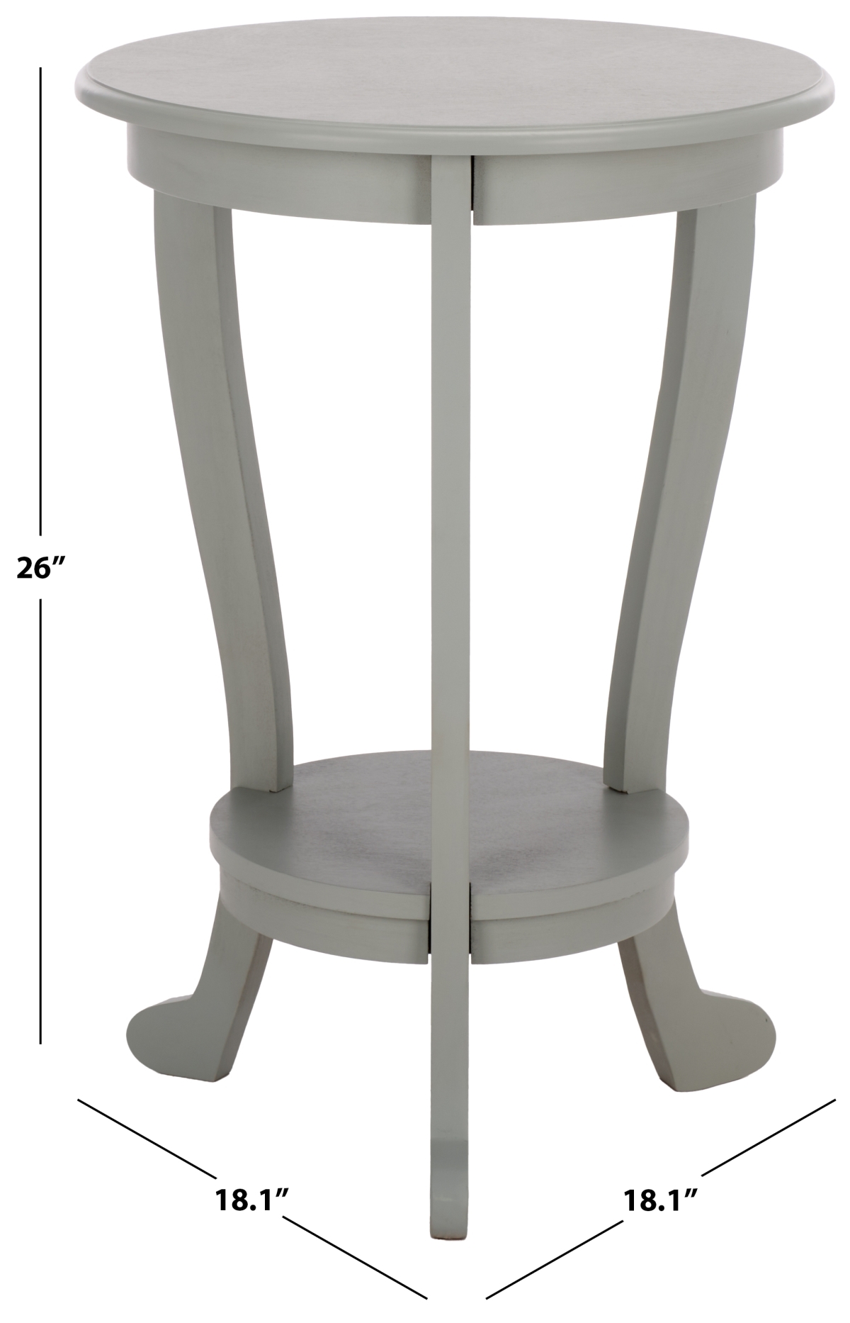 Mary Pedestal Table - Robins Egg Blue - Image 7