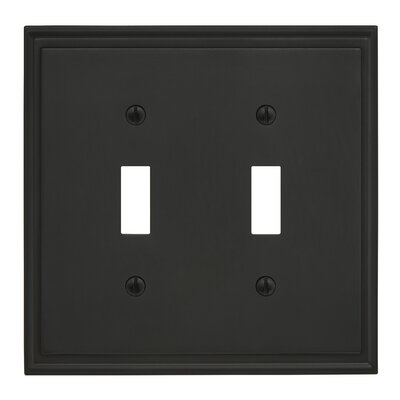 Mulholland 2-Gang Toggle Light Switch Wall Plate - Image 0