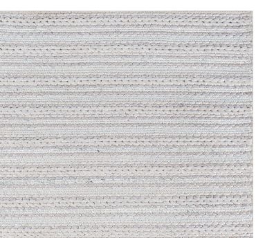 PB OPEN BOX Vale Handwoven Wool Rug, 8'9 x 11'9", Ivory - Image 1