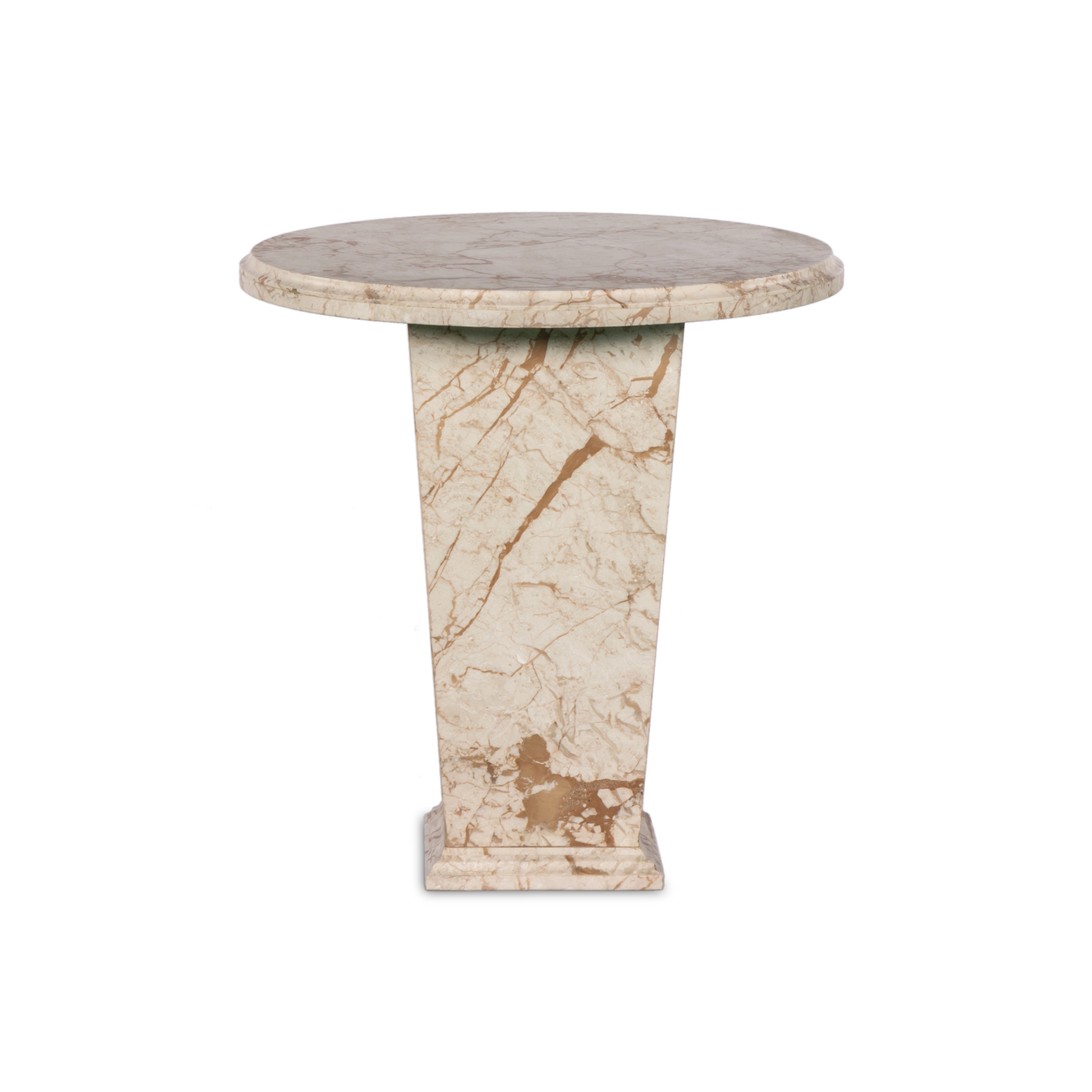 Eslo End Table-Desert Taupe Marble - Image 3