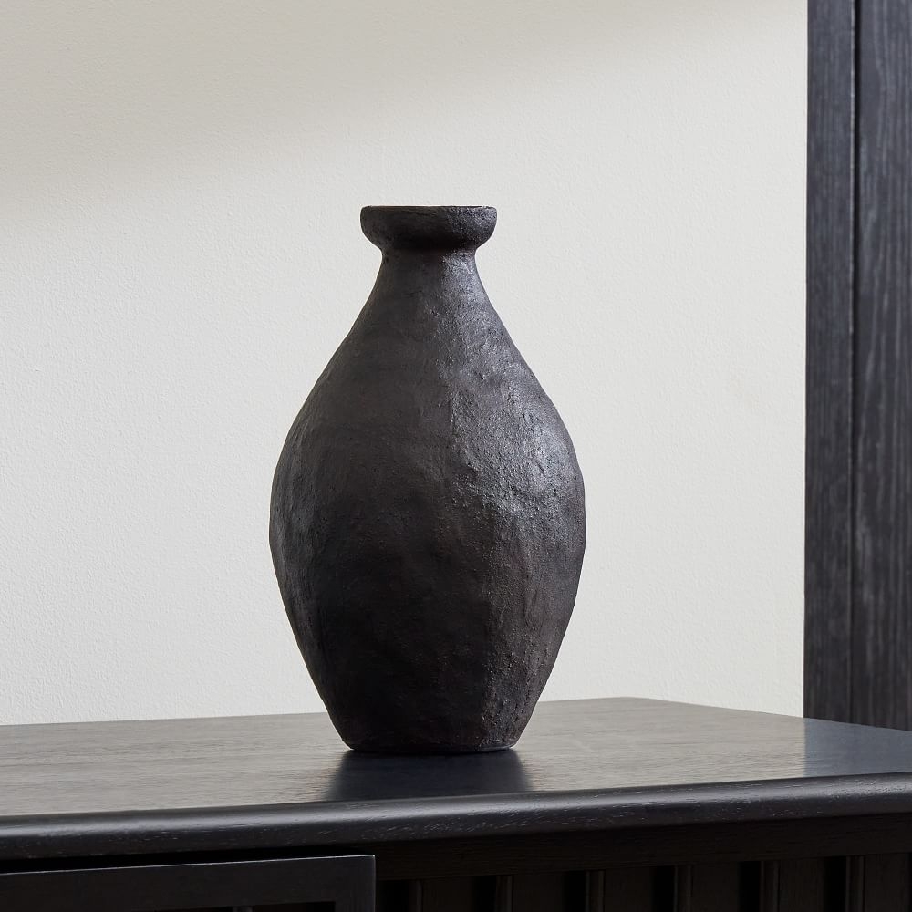 Shape Studies Vases, Vase, Black, Ceramic, Small - Image 0