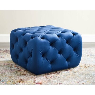 Overbay Tufted Pouf Ottoman - Image 0