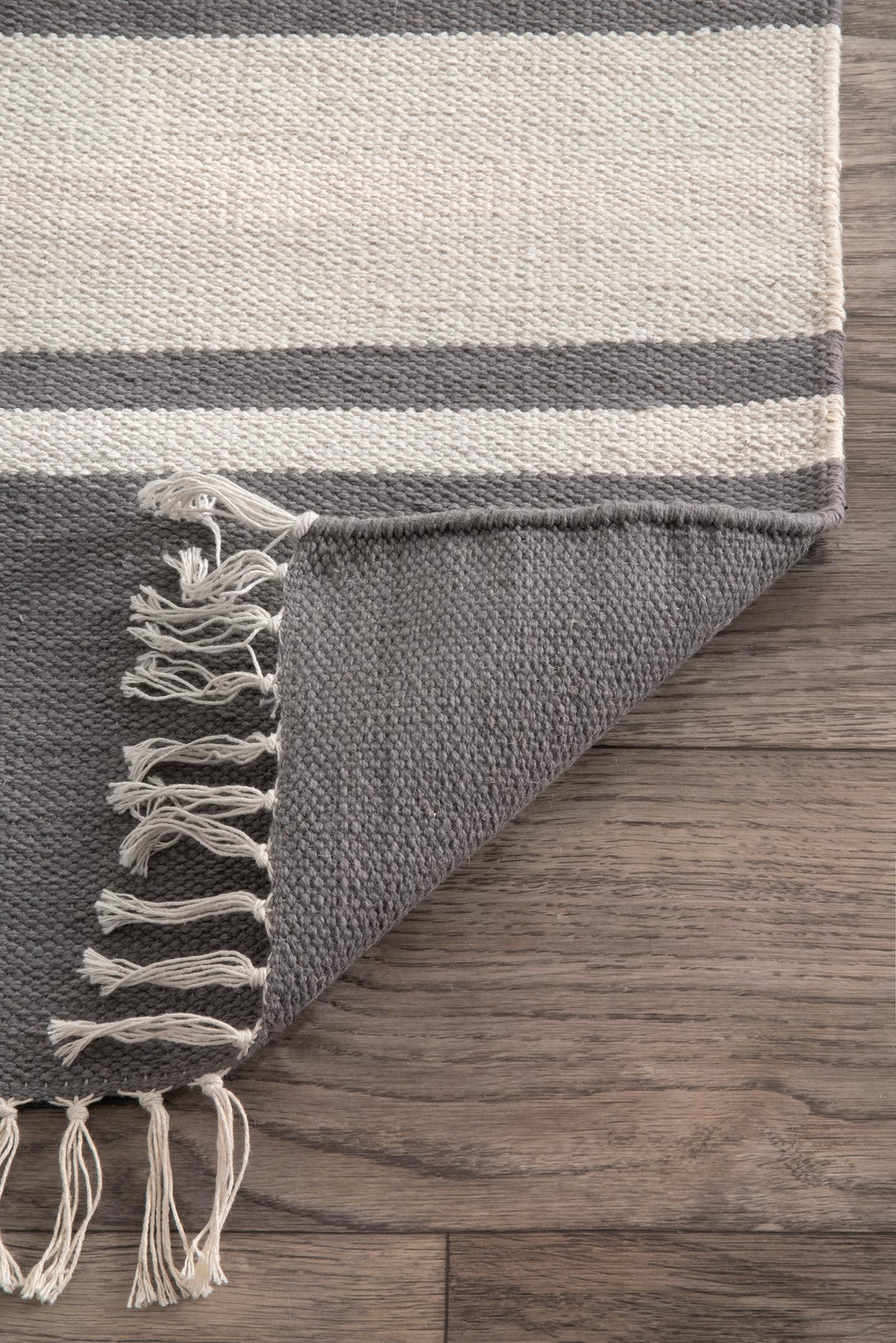 Allie Striped Flatweave Area Rug - Image 2