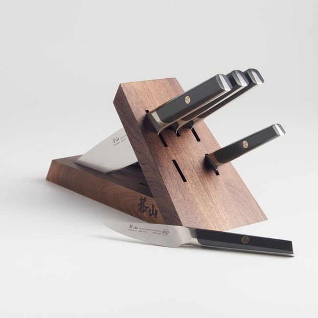 Cangshan Everest Black 6-Piece Tai Knife Block Set - Image 0