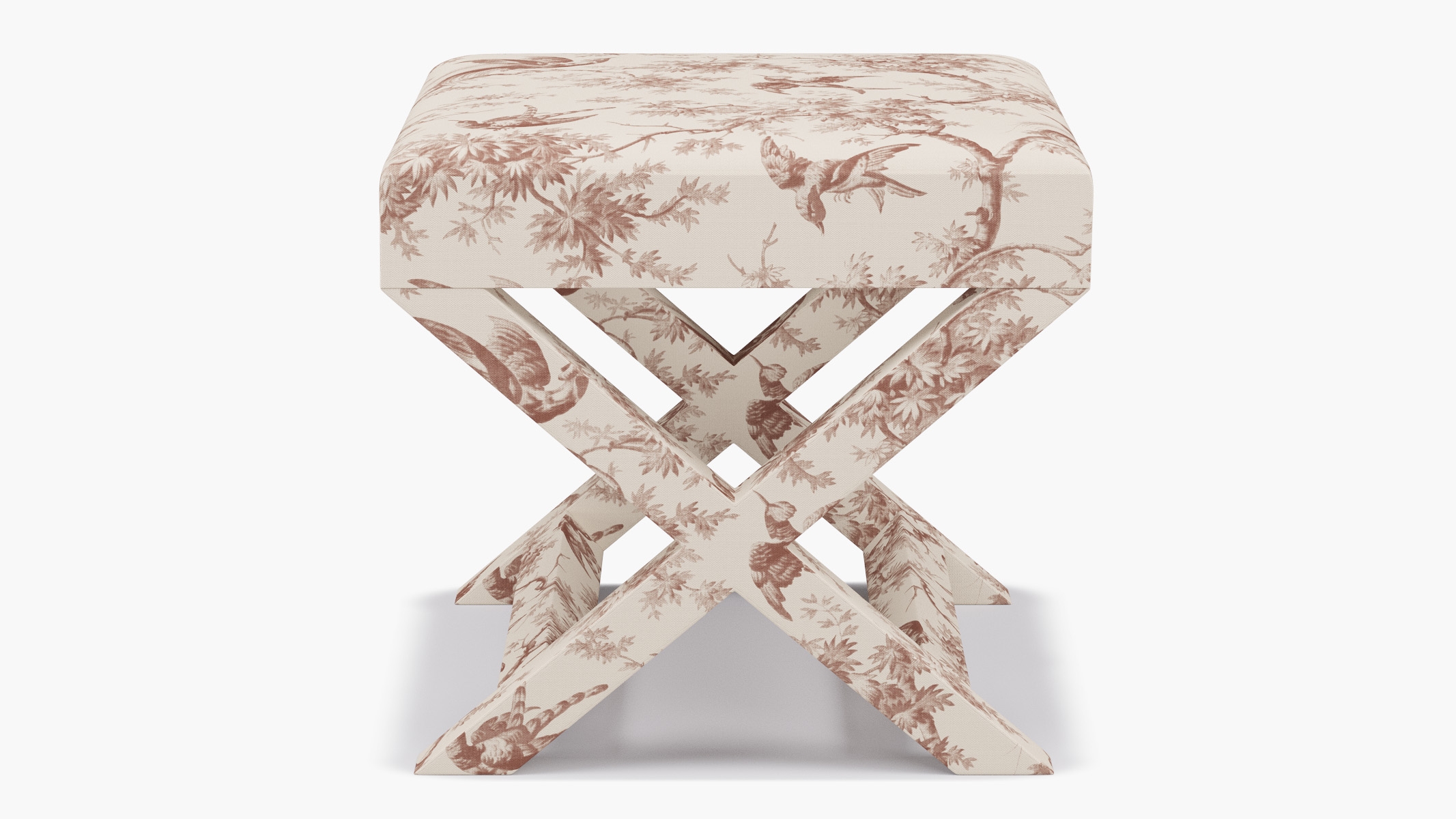 X Bench, Terracotta Swallows - Image 0