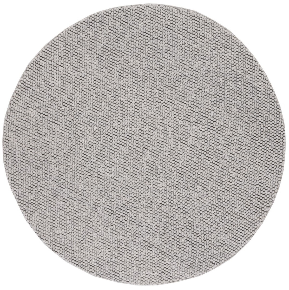 Safavieh Hand Woven Area Rug, NAT620C, Silver, 8' X 8'  - Image 0