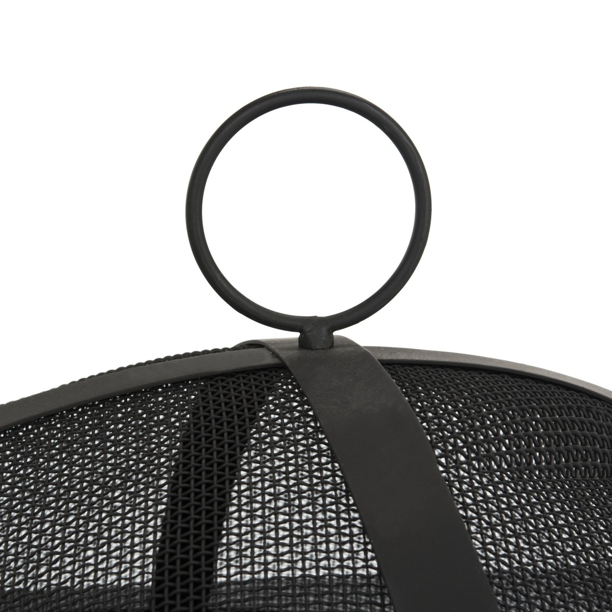 Leros Square Fire Pit - Black - Safavieh - Image 4