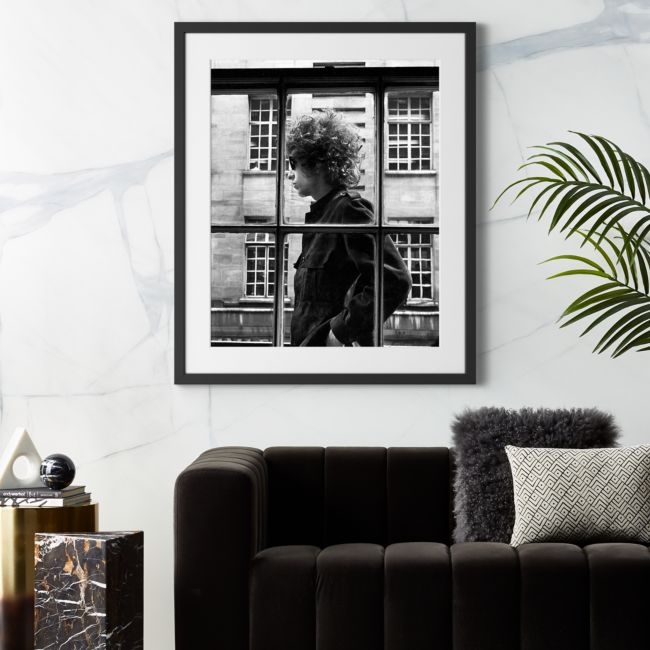 'Bob Dylan, 1966' Photographic Print in Black Frame 31.5"x38" - Image 0