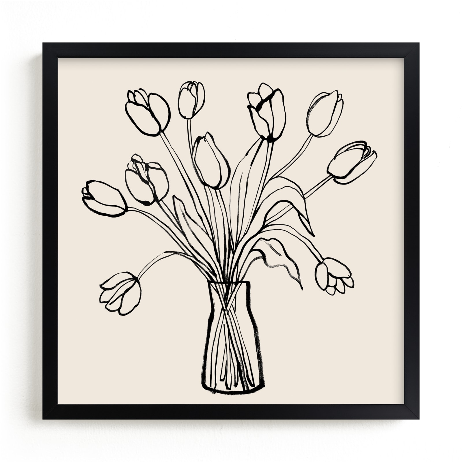 Tulips Drawing Limited Edition Fine Art Print 2 - Image 0