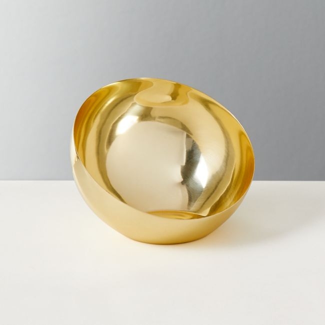 Hera Champagne Gold Serving Bowl Small - Image 0