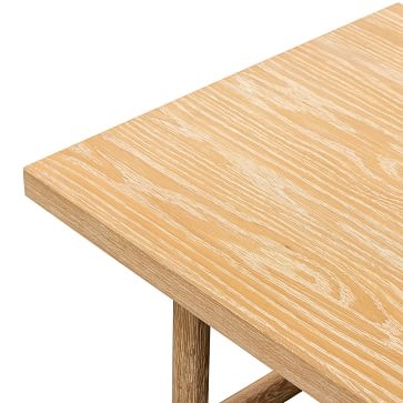 Geometric Oak Base Coffee Table - Image 3