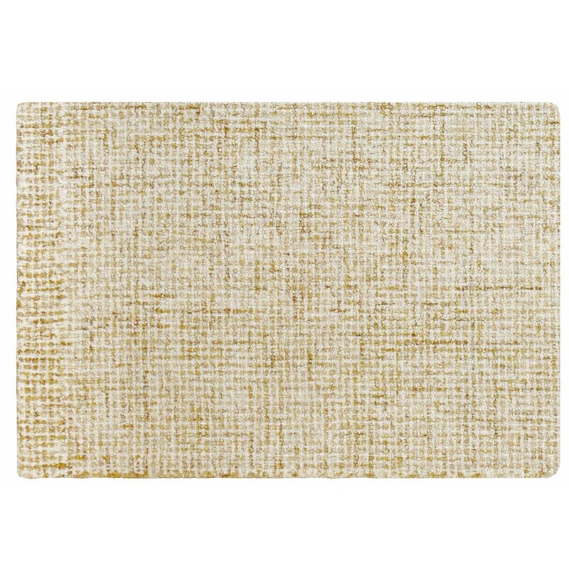 CompanyC Harrison Hand-Tufted Wool Wheat Area Rug  Rug Size: Rectangle 7'6" x 9'6" - Image 0
