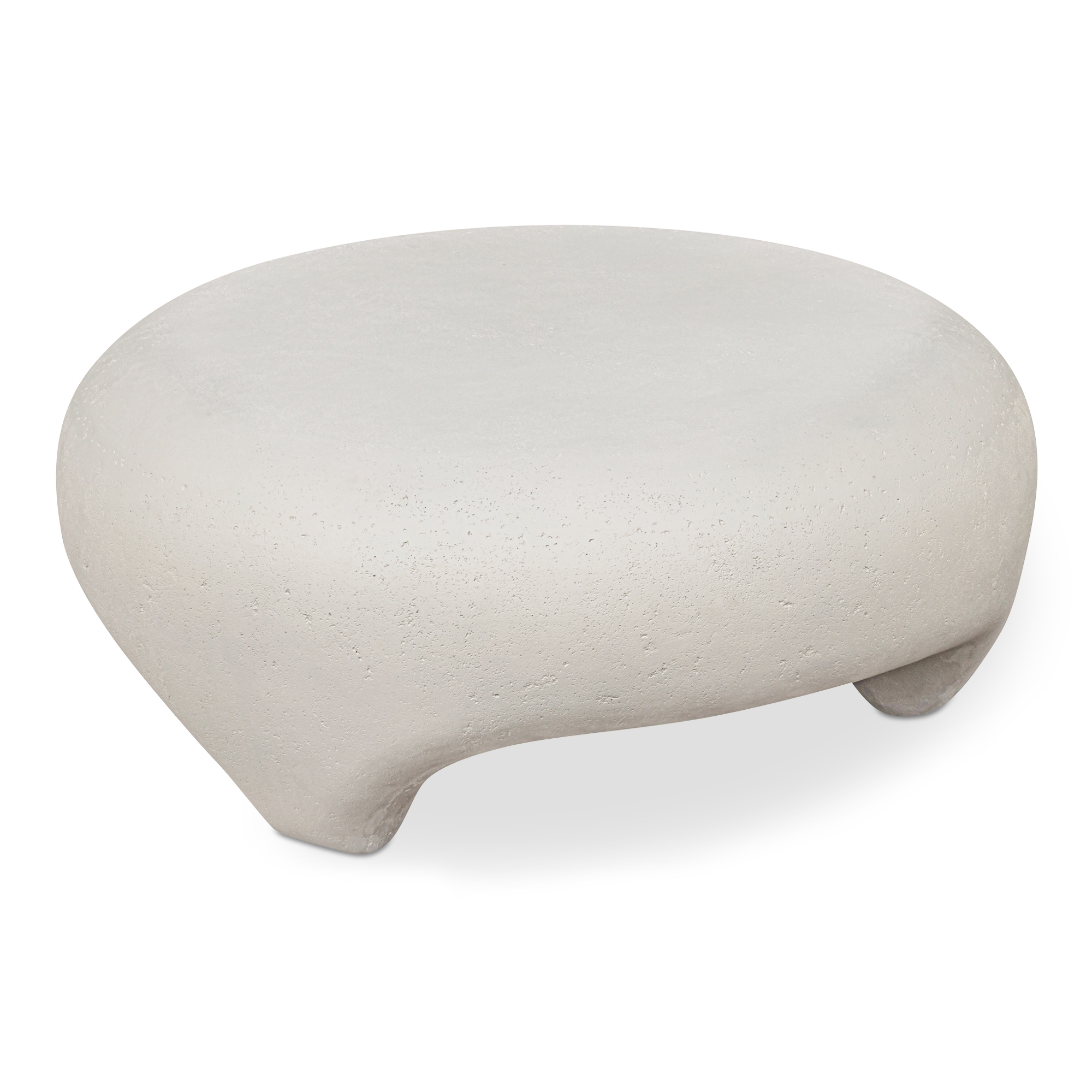 Ines Outdoor Coffee Table White - Image 1