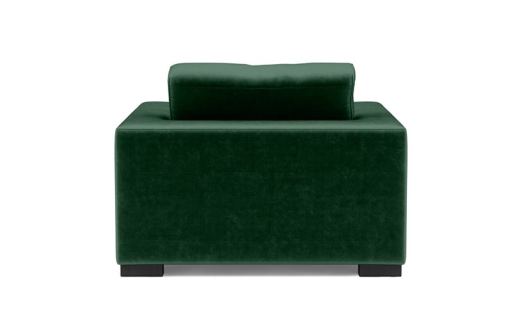Henry Accent Chair with Green Malachite Fabric and Matte Black legs - Image 3