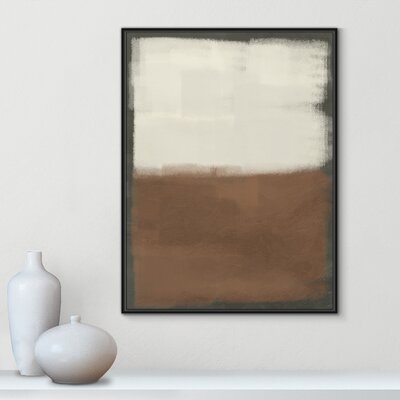 Alabaster Burst 2 - Floater Frame Canvas - Image 0