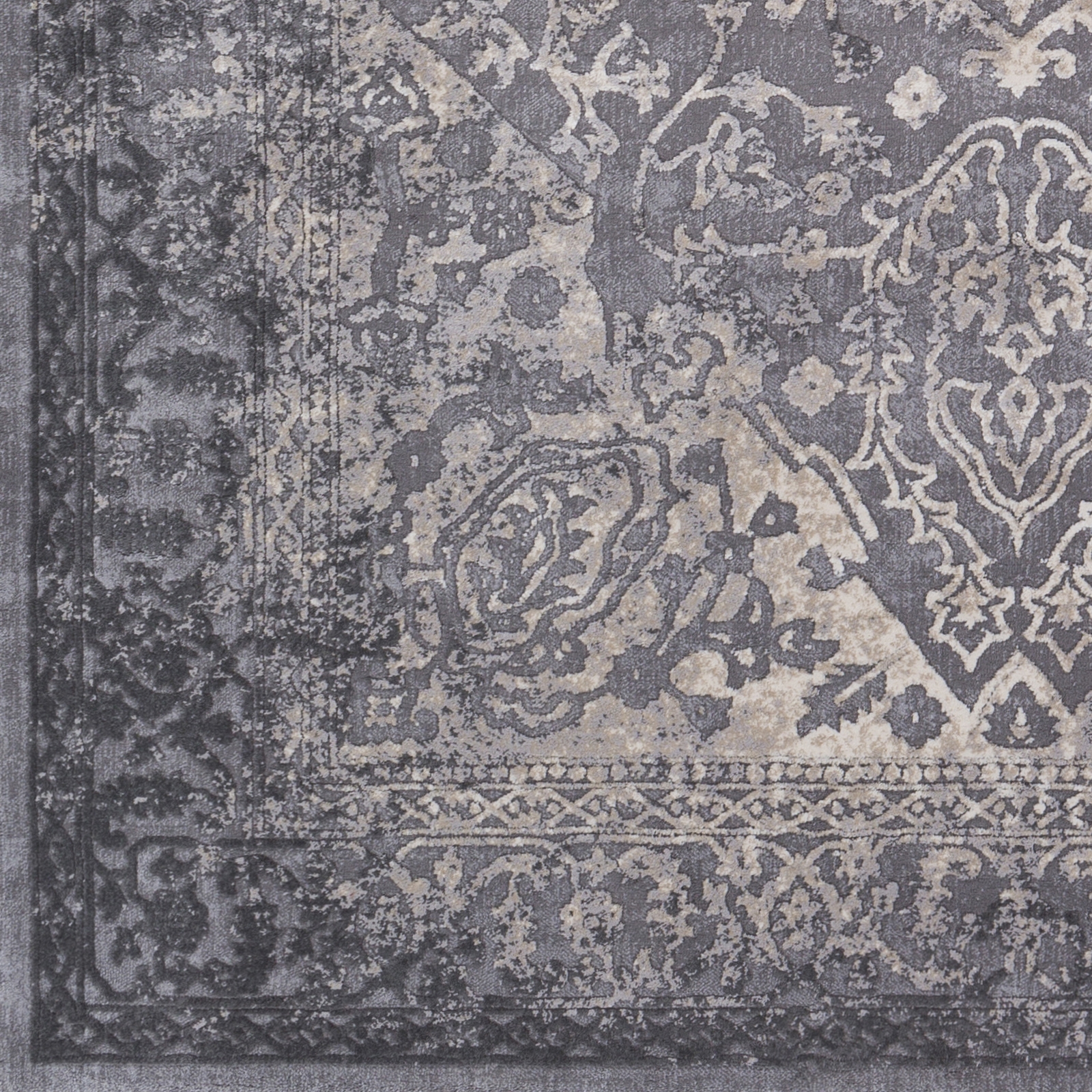 Livabliss Tibetan Gray Indoor 7'10" x 7'10" Machine Woven Rug - Image 6