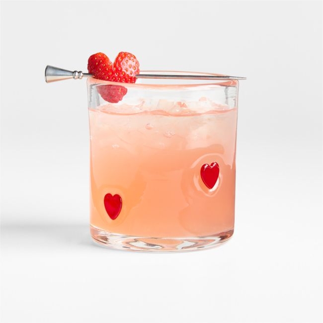 Heart Icon 14-oz. Double Old-Fashioned Glass - Image 0