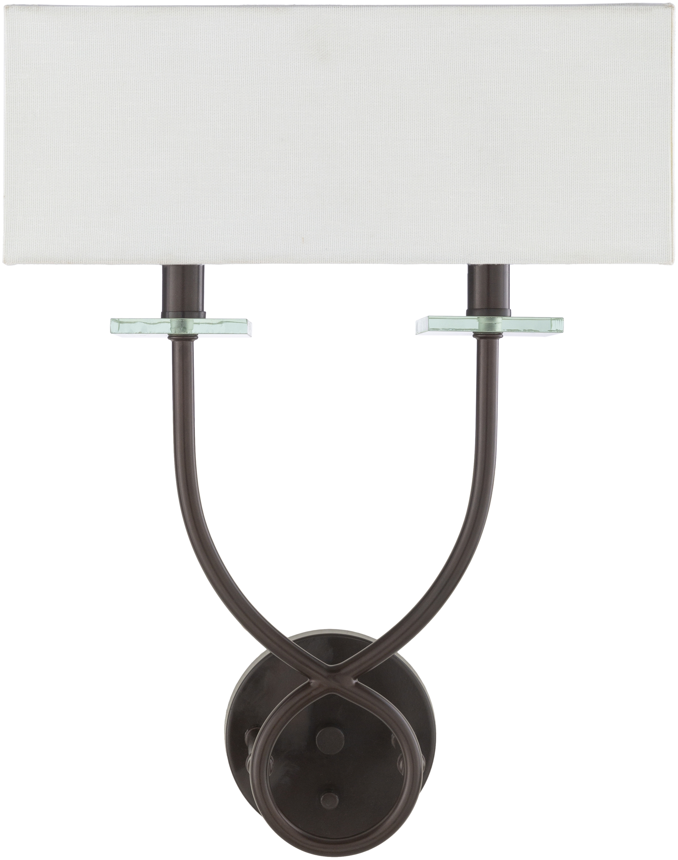 Livi Metallic - Bronze  7"L x 13"W x 18"H Wall Sconce - Image 0