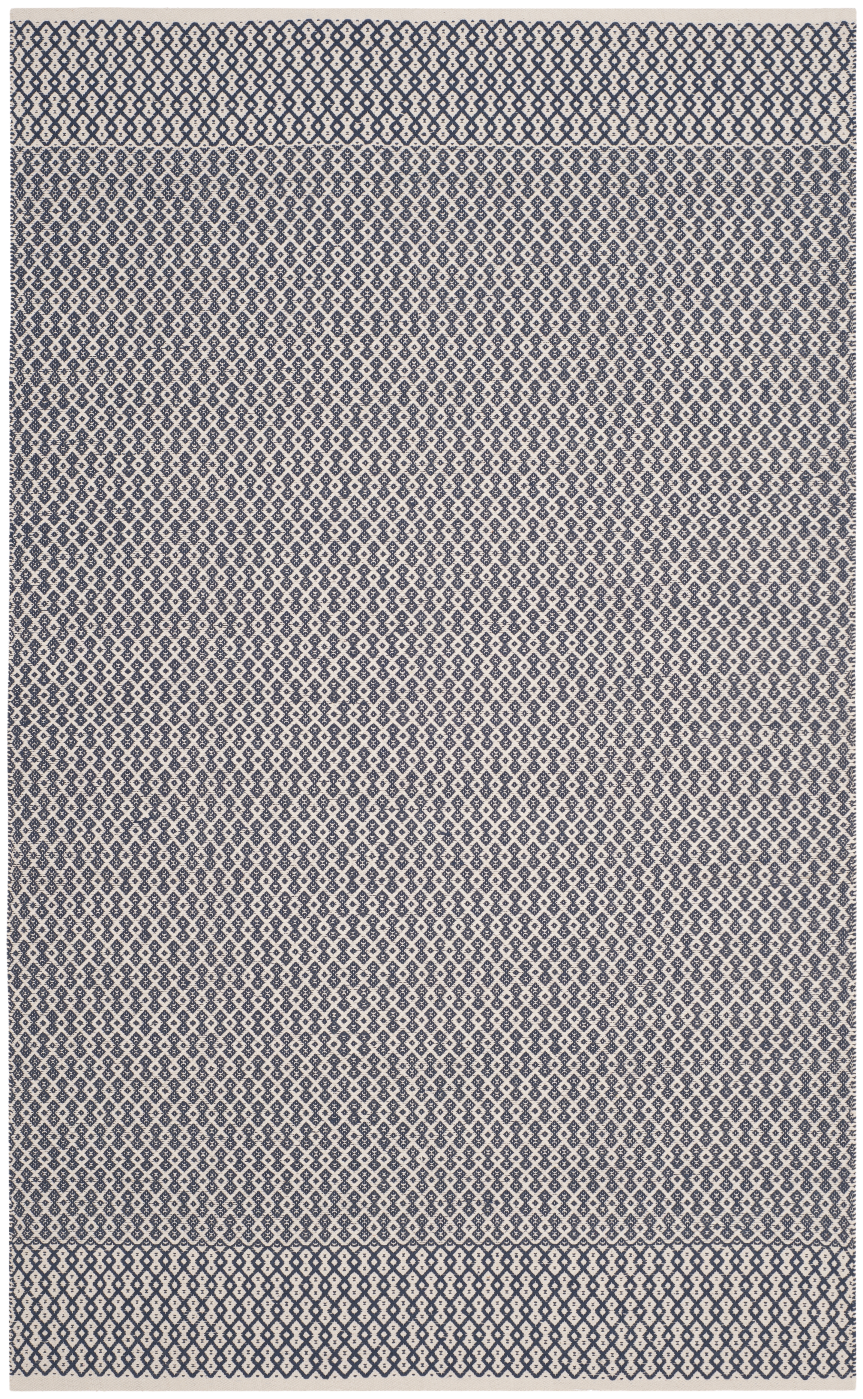 Arlo Home Hand Woven Area Rug, MTK339B, Ivory/Navy,  5' X 8' - Image 0