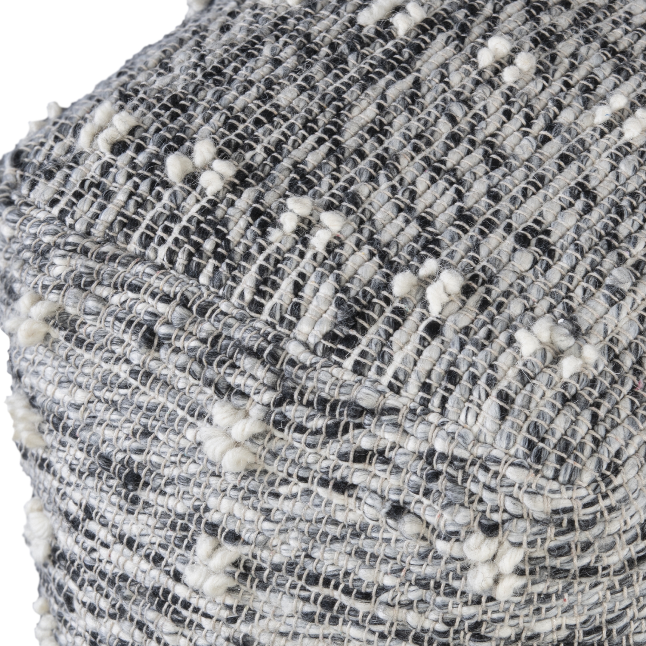 Narol Gray Pouf - Image 4