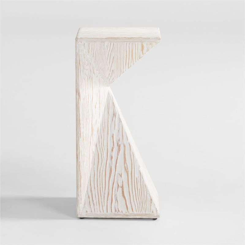 Nord Whitewash Wood End Table - Image 5